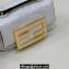 Fendi Nano Baguette Chain Bag Leather White