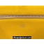 Fendi Peekaboo Iseeu Medium Bag in Selleria Leather 7VA529 Black/Yellow