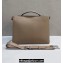 Fendi Peekaboo Iseeu Medium Bag in Selleria Leather 7VA529 Beige/Blue