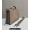Fendi Peekaboo Iseeu Medium Bag in Selleria Leather 7VA529 Beige/Blue