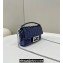 Fendi Mini Baguette bag Dark and mid blue sequin bag