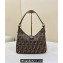 Fendi Vintage Hobo Bag in Brown jacquard FF fabric 8320