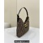 Fendi Vintage Hobo Bag in Brown jacquard FF fabric 8320