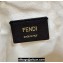 Fendi Mon Tresor Mini bucket bag Multicolor Gray canvas with FF embroidery