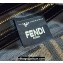 Fendi Vintage Hobo Bag in Brown jacquard FF fabric 8320