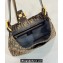 Fendi Vintage Hobo Bag in Brown jacquard FF fabric 8320