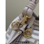 Fendi Mon Tresor Mini bucket bag Gray canvas with FF embroidery