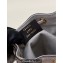 Fendi Mon Tresor Mini bucket bag Gray canvas with FF embroidery
