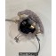 Fendi Mon Tresor Mini bucket bag Gray canvas with FF embroidery
