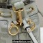 Fendi Mon Tresor Mini bucket bag Light Green canvas with FF embroidery