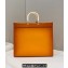 Fendi Sunshine Large Shopper Tote Bag Graduated Orange