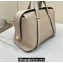 Fendi Boston 365 Bag in Dove gray leather 2024