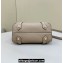 Fendi Boston 365 Bag in Dove gray leather 2024
