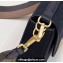 Fendi Medium Baguette bag in Black canvas with FF embroidery