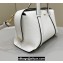 Fendi Boston 365 Bag in White leather 2024