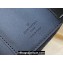 Louis Vuitton Cowhide leather Aerogram Slender Pilot Wallet M81740 Black 2024