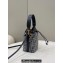 Fendi Mon Tresor Mini bucket bag FF tapestry fabric Gray
