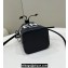 Fendi Mon Tresor Mini bucket bag leather Black/White