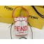 Fendi Mon Tresor Mini bucket bag White/Pink canvas