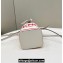 Fendi Mon Tresor Mini bucket bag White/Pink canvas