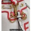 Fendi Mon Tresor Mini bucket bag White/Pink canvas