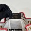 Fendi Mon Tresor Mini bucket bag White/Pink canvas