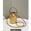 Fendi Mon Tresor Mini bucket bag leather Gold