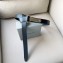Balenciaga Width 3cm Bottle Opener D Ring Belt in black vegetal calfskin