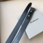 Balenciaga Width 3cm Bottle Opener D Ring Belt in black vegetal calfskin