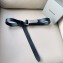 Balenciaga Width 3cm Bottle Opener D Ring Belt in black vegetal calfskin