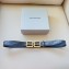 Balenciaga Width 3cm BB Signature Belt in Black/Gold BB Monogram coated canvas