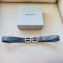 Balenciaga Width 3cm BB Signature Belt in Black/Silver BB Monogram coated canvas