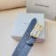 Balenciaga Width 3cm BB Signature Belt in black calfskin Black/Gold
