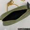Saint Laurent lou mini bag in quilted grain de poudre embossed leather 612579 Green