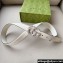 Gucci Width 3cm GG Marmont thin belt with crystals 772651 White