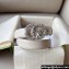 Gucci Width 3cm GG Marmont thin belt with crystals 772651 White