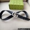 Gucci Width 3cm GG Marmont thin belt with crystals 772651 Black