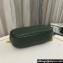 Saint Laurent lou mini bag in quilted grain de poudre embossed leather 612579 Dark Green