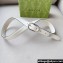 Gucci Width 2.5cm Belt with Round Interlocking G 760164 White/Silver