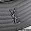 Saint Laurent lou mini bag in quilted grain de poudre embossed leather 612579 Black