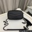 Saint Laurent lou mini bag in quilted grain de poudre embossed leather 612579 Black