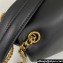 Saint Laurent calypso Bag in plunged lambskin 734153 Black