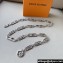 Louis Vuitton My LV Chain Belt Silver