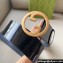 Gucci Width 7cm Blondie wide patent belt 751534 Black