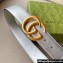 Gucci Width 4cm GG Marmont wide belt 400593 Silver/Gold lamé leather