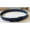 Balenciaga Width 3.4cm BB Hourglass Large Belt in black calfskin with black Hardware