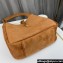 Saint Laurent le 5 à 7 supple small Bag in Suede 713938 Brown