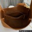 Saint Laurent le 5 à 7 supple small Bag in Suede 713938 Brown