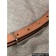 Fendi Width 2cm Bag Bugs Crystal leather Belt Black