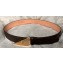 Fendi Width 4cm Bag Bugs Eye leather Belt Coffee/Gold